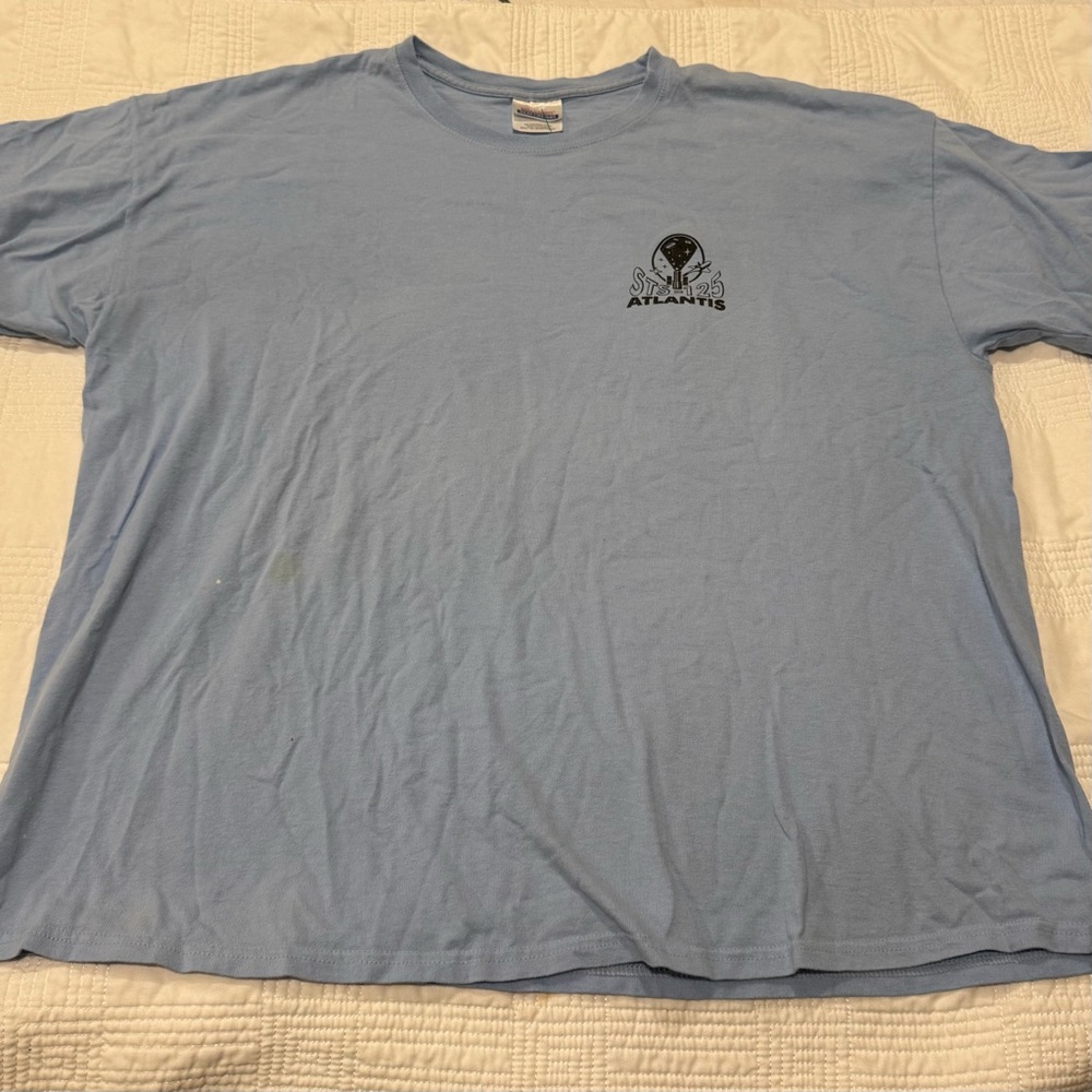 Vintage Space Shirts Blue Men's T-Shirt - Size 2XL
